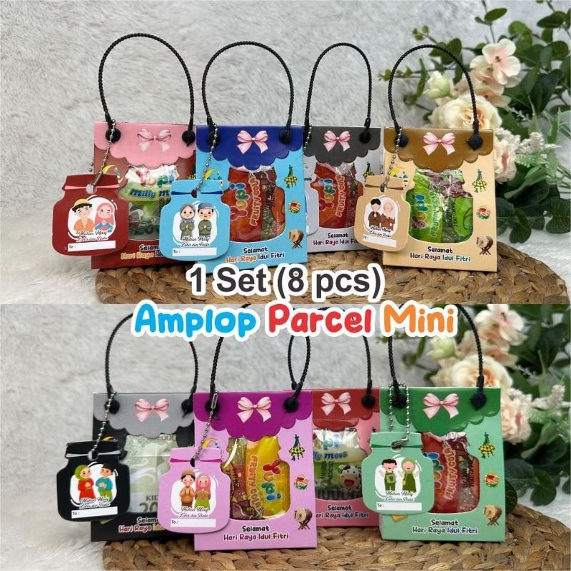 

8 pcs Parcel Mini Amplop Lebaran Model Tas