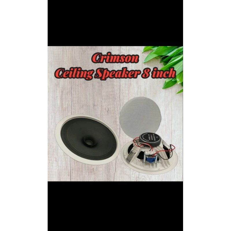 Ceiling Speaker 8"inch Crimson CS-08B Original -- 1buah Ceiling Speaker