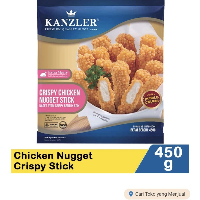 

Kanzler Chicken Nugget Stick 450gr - 1 Pack