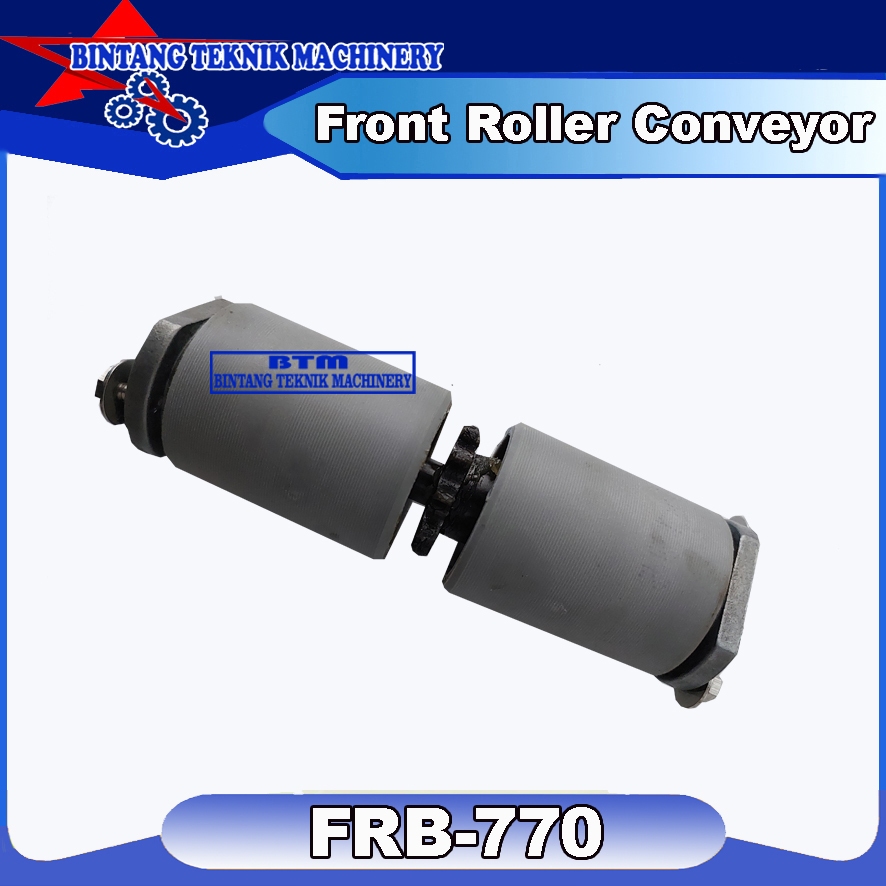 front roller conveyor mesin continous band sealer FRB-770 Hualian