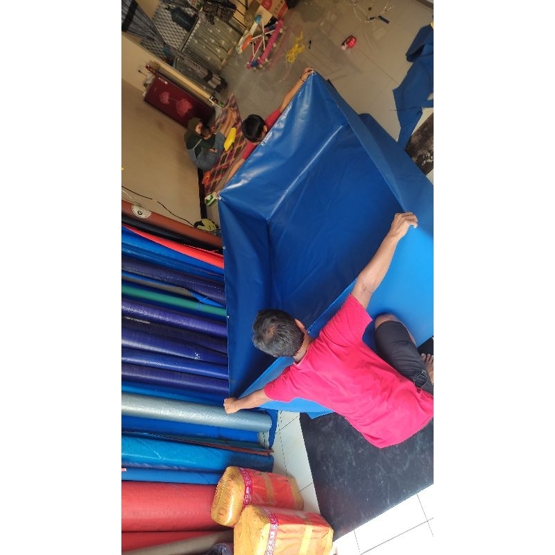 Terpal Kolam Ikam 200cm x 200cm x 100cm bahan Orchid