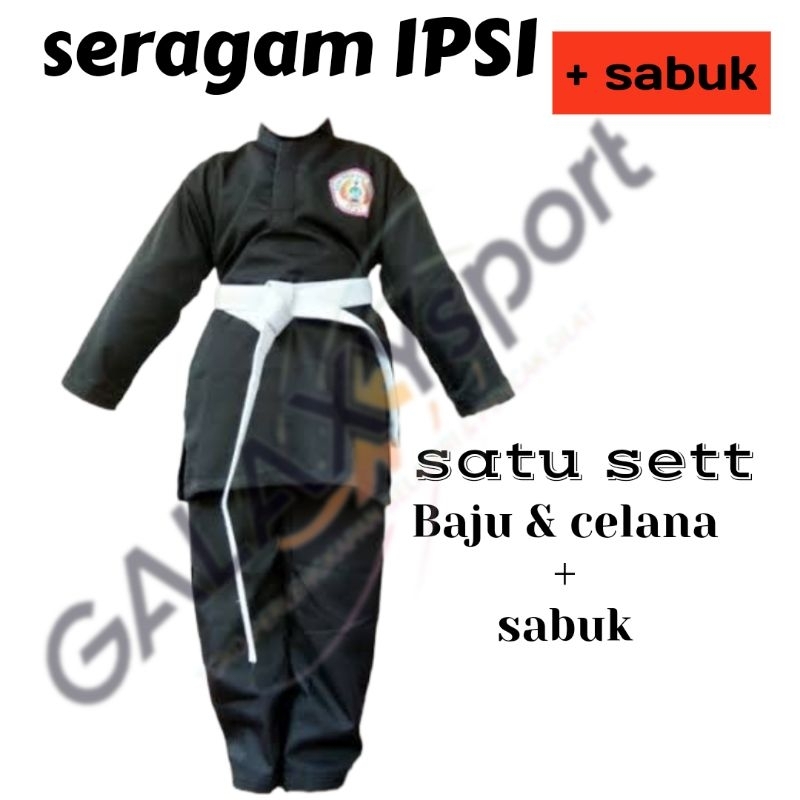 seragam IPSI pemula baju IPSI/seragam pencak silat/seragam latihan IPSI