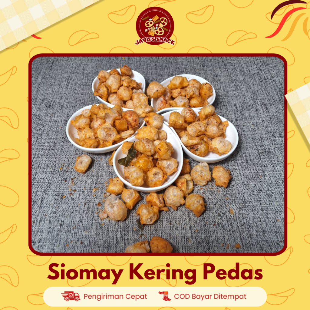 

Java"s Snack Siomay Kering Crispy Pedas isi 250gr | 500gr