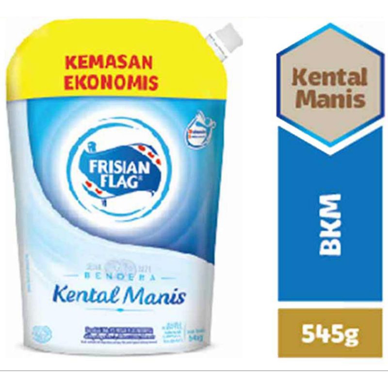 

Susu Kental Manis Frisian flag pouch 545g putih coklat