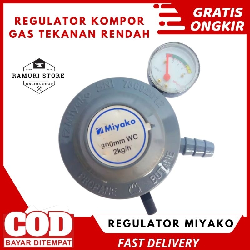 REGULATOR MIYAKO REGULATOR KOMPOR GAS MIYAKO SIAP PAKAI
