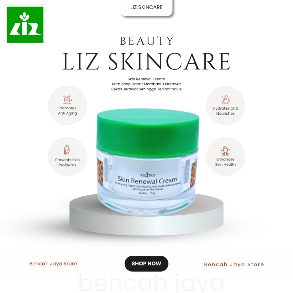 Liz Skincare Skin Renewal/Krim Untuk Noda Bekas Jerawat