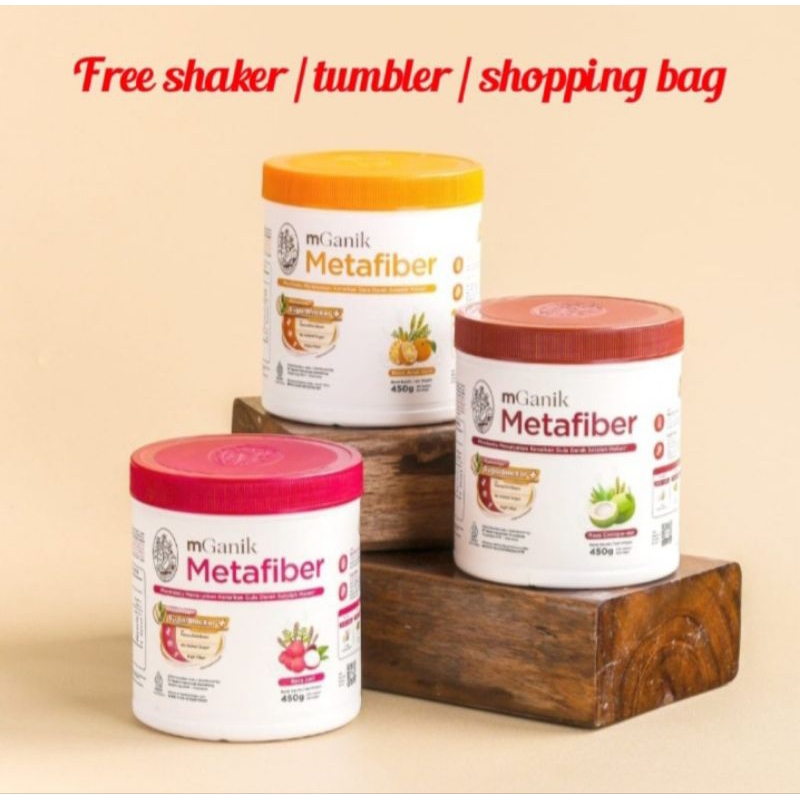 

MGANIK METAFIBER 450 Gram (Original) 30 Serving Minuman Serat Fiber Untuk Diabetes mGanik Meta Fiber
