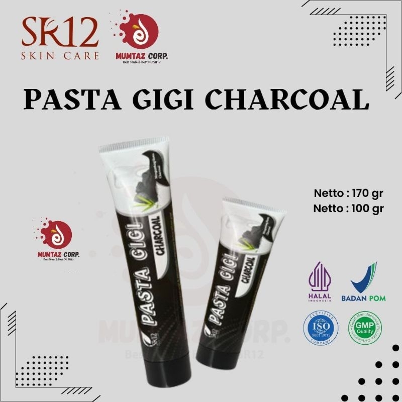pasta gigi Charcoal. pasta Gigi agar Gigi putih.