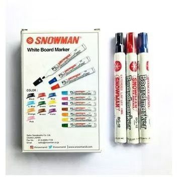 

Spidol Snowman Boardmarker BG-12 Pak