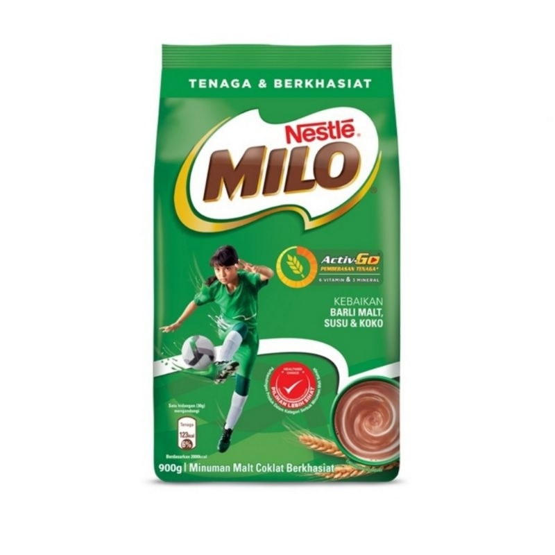 

MILO Activ-Go Bubuk Malt Coklat Original Malaysia (900g)