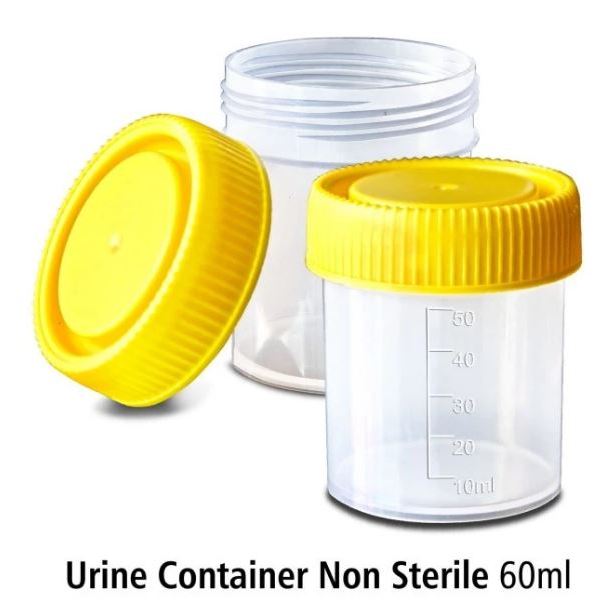 1pcs Pot urine container 50ml/pot dahak 50cc/non steril