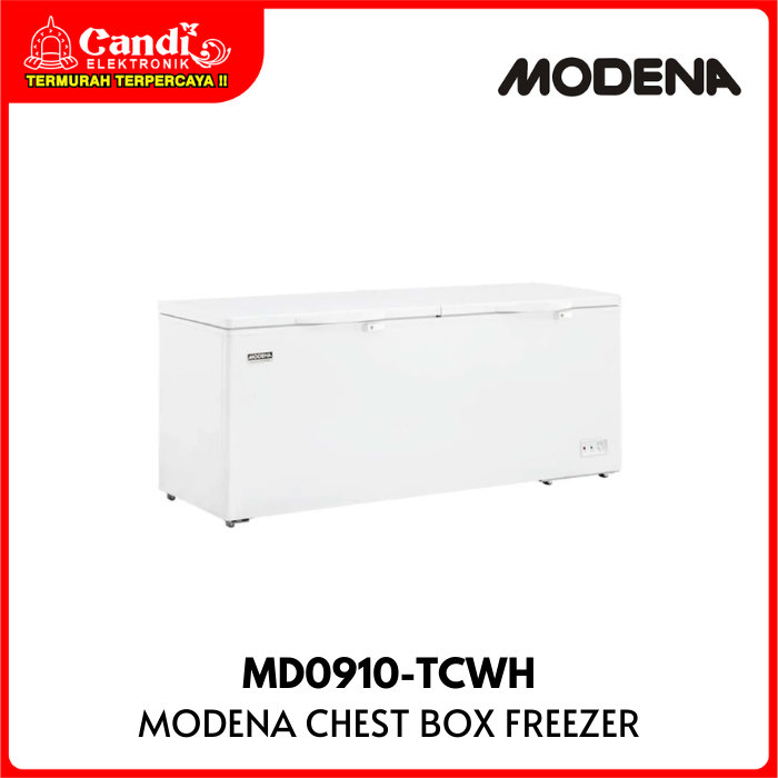 MODENA Chest Box Freezer Kapasitas 910 Liter MD 0910 TCWH Power Duo Cooling MD0910-TCWH