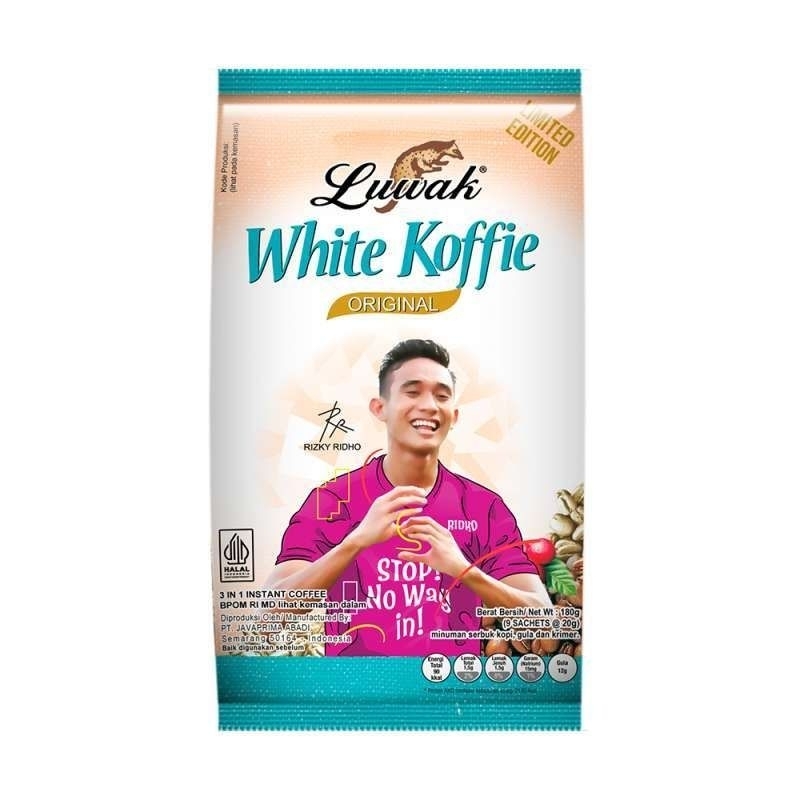 

Kopi Luwak White Koffie Original Bag isi 9 x 20gr