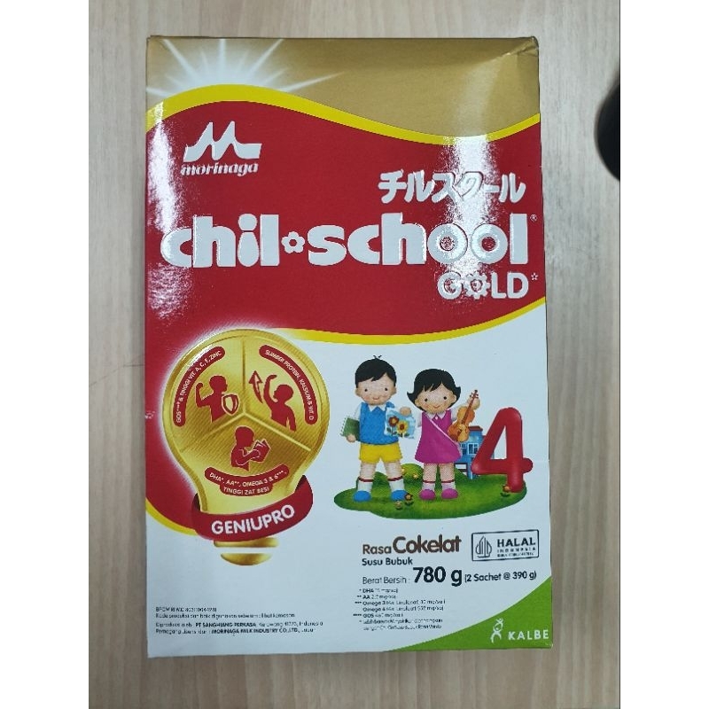 

susu morinaga chil school gold coklat 780gr
