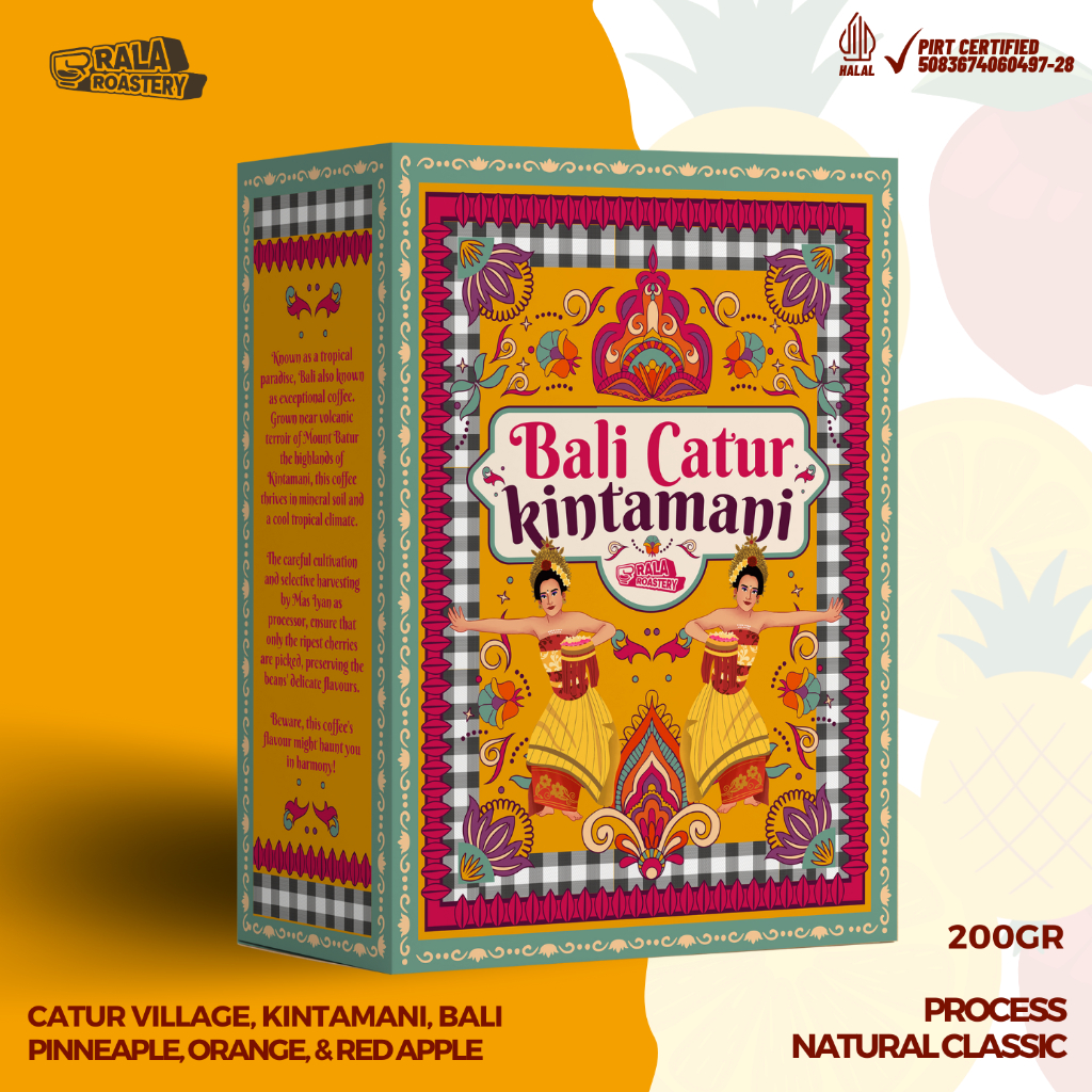 

Kopi Arabika BALI KINTAMANI | Biji Kopi Single Origin Arabica 200gr
