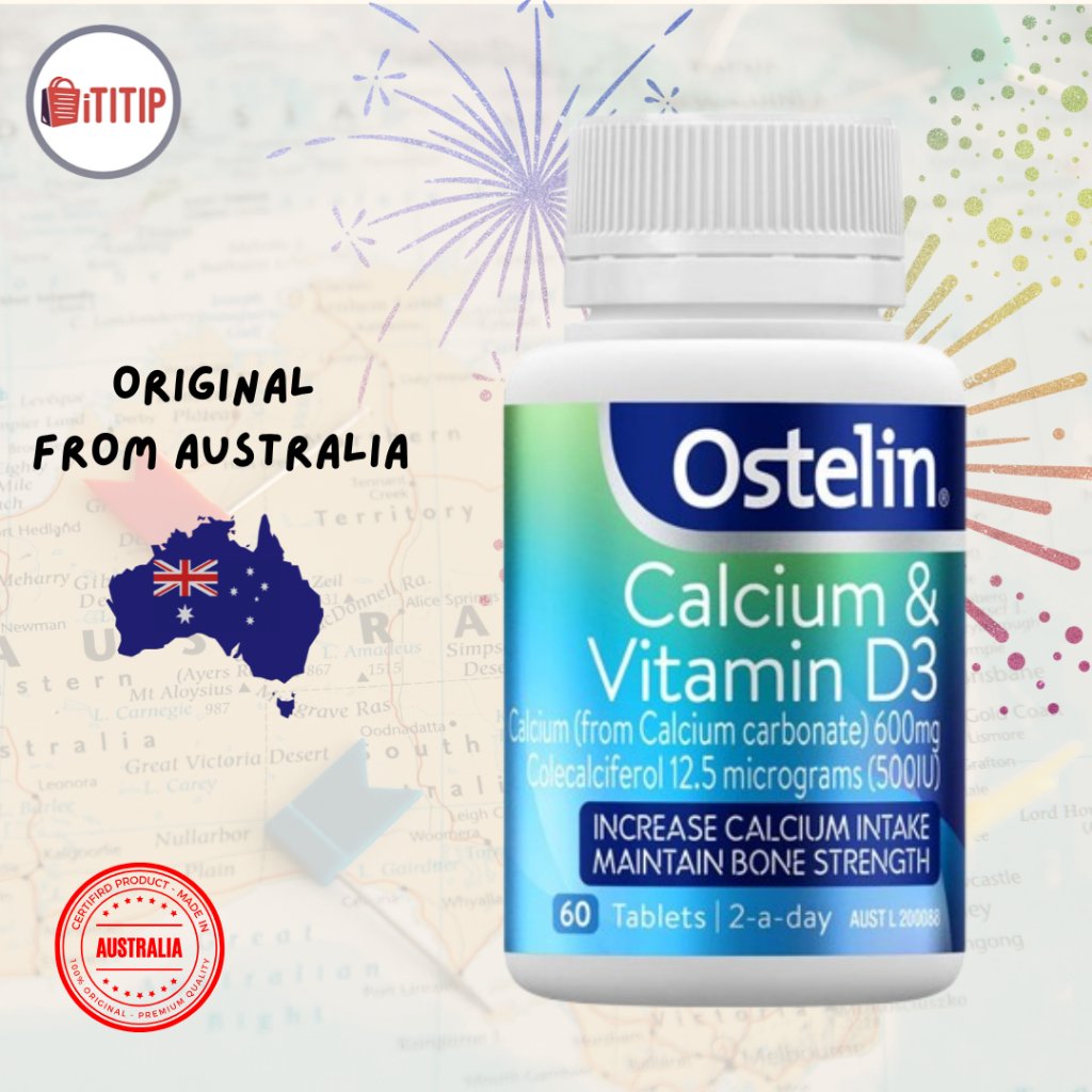 Ostelin Calcium & Vitamin D3 - 60 Tablets