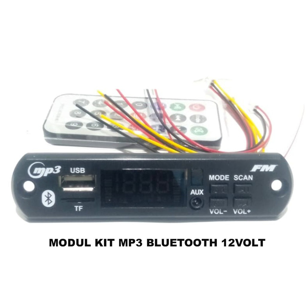 1pcs MODUL KIT MP3 BLUETOOTH 12VOLT