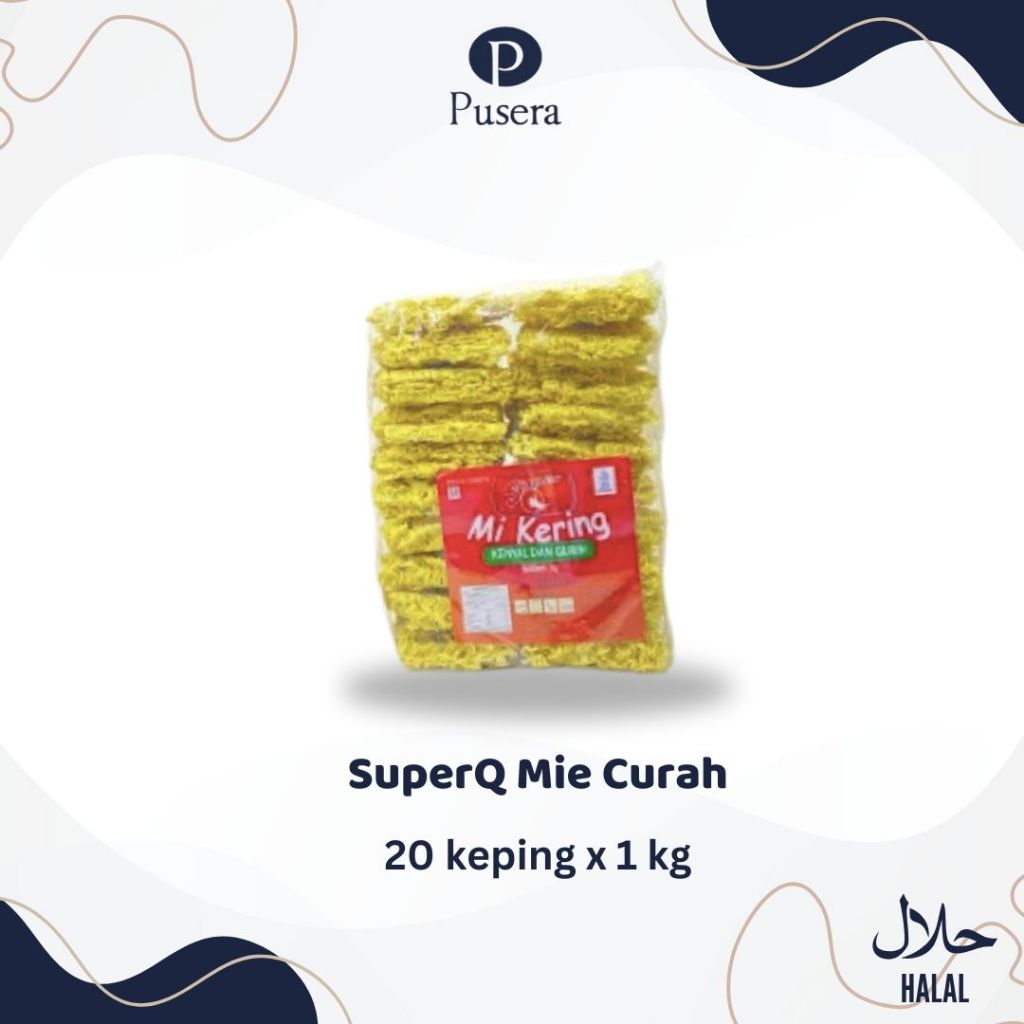 

Mie Kering SUPERQ 1 KG 20 Keping