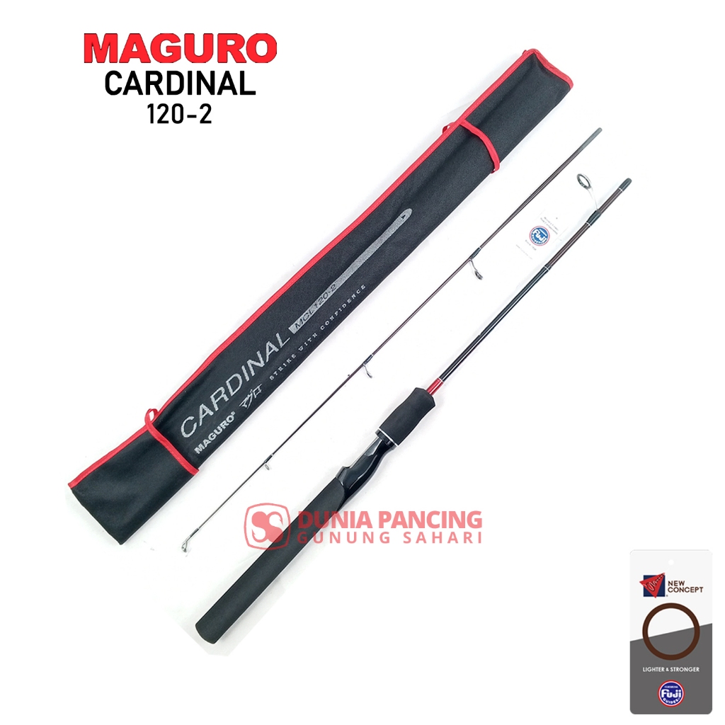 Joran Spinning Maguro Cardinal 120 - 180cm | Fuji | Pilih Ukuran
