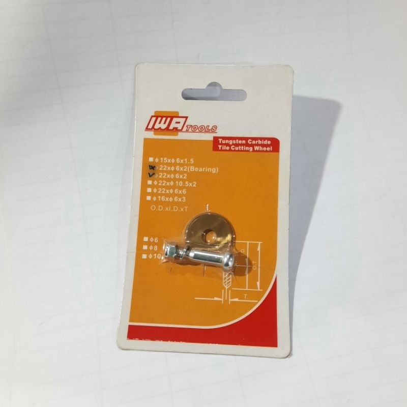 Mata Pisau Potong Keramik Manual Dorong Sorong 22 x 6 x 2 IWA Tools