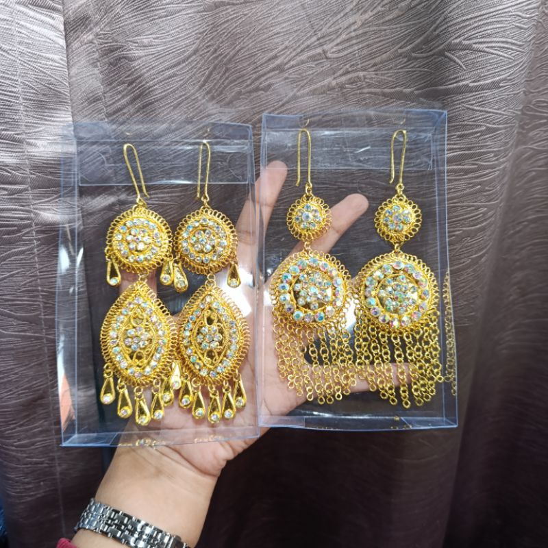 Anting Adat Aceh / Melayu Rumbai Panjang MIKA / Anting India / Anting Adat Bodo