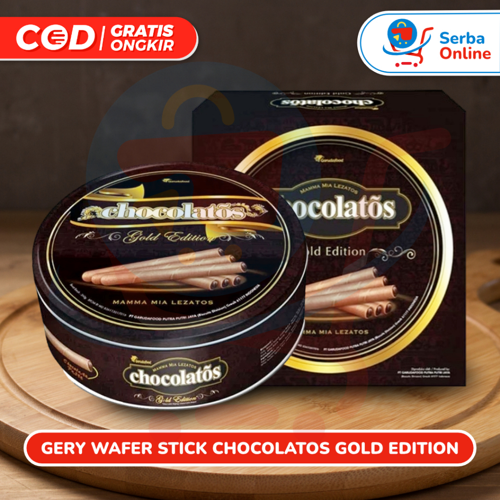 

GERY WAFER STICK CHOCOLATOS GOLD EDITION KLG 190g & 350g