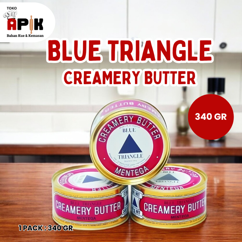 

BLUE TRIANGLE CREAMERY BUTTER 340 GR Baking