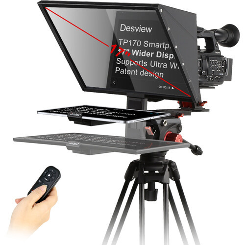 Desview TP170 Portable Teleprompter for Tablets and Smartphones Garansi Resmi