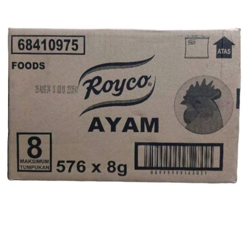 Bumbu Masak Royco Kaldu Bubuk Rasa Ayam Isi/Dus 576x8gr