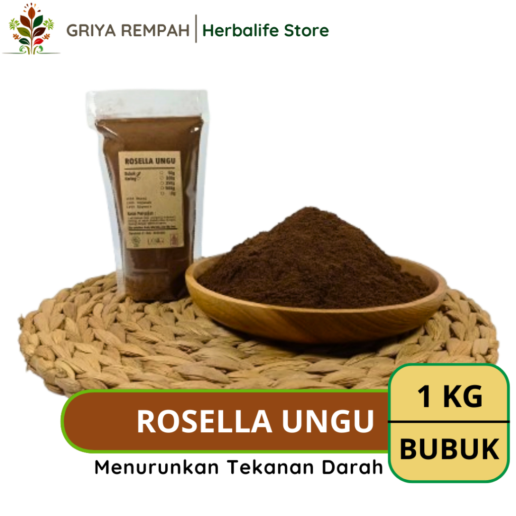 

ROSELLA UNGU BUBUK 1 KG Rosela Asam Kumbang Rempah Herbal Simplisia Alami untuk Teh Kesehatan Ramuan Kering Jamu Tradisional Bunga Susur Paya Hibiscus sabdariffa