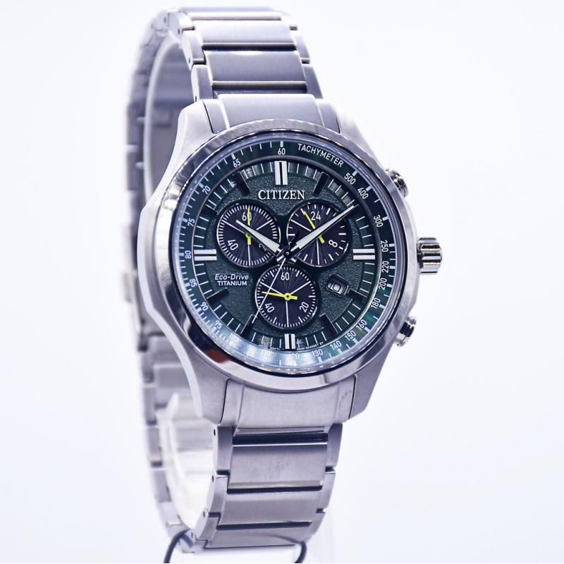 Jam Tangan Pria Original Citizen AT2530 Eco Drive Rantai Titanium