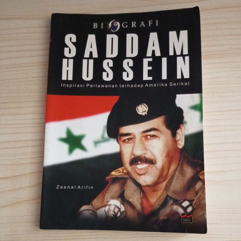 BUKU BIOGRAFI SADDAM HUSSEIN OLEH ZAENAL ARIFIN