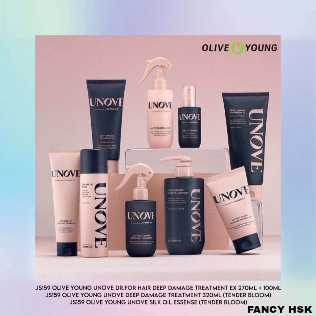 KOREA OLIVE YOUNG UNOVE DR. FOR HAIR DEEP DAMAGE TREATMENT EX JS159