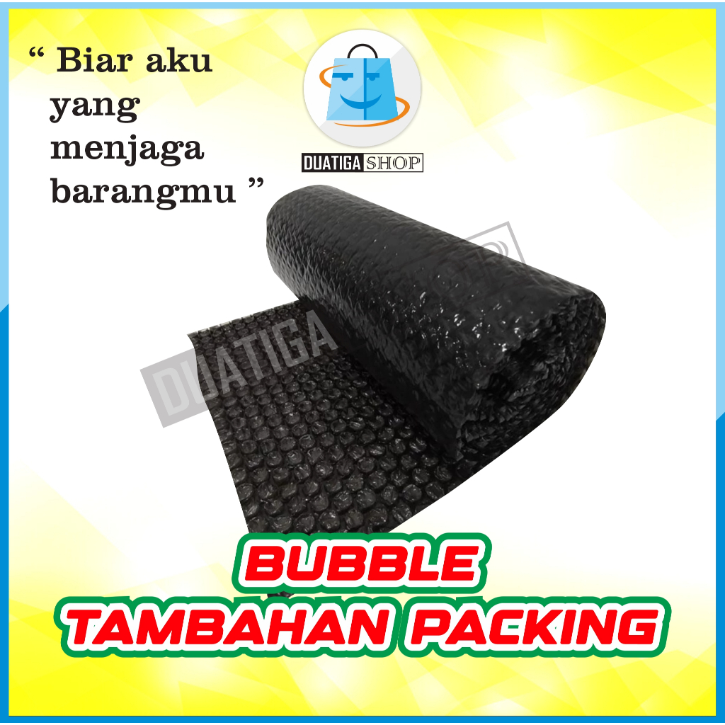 

Bubble wrap tambahan packing