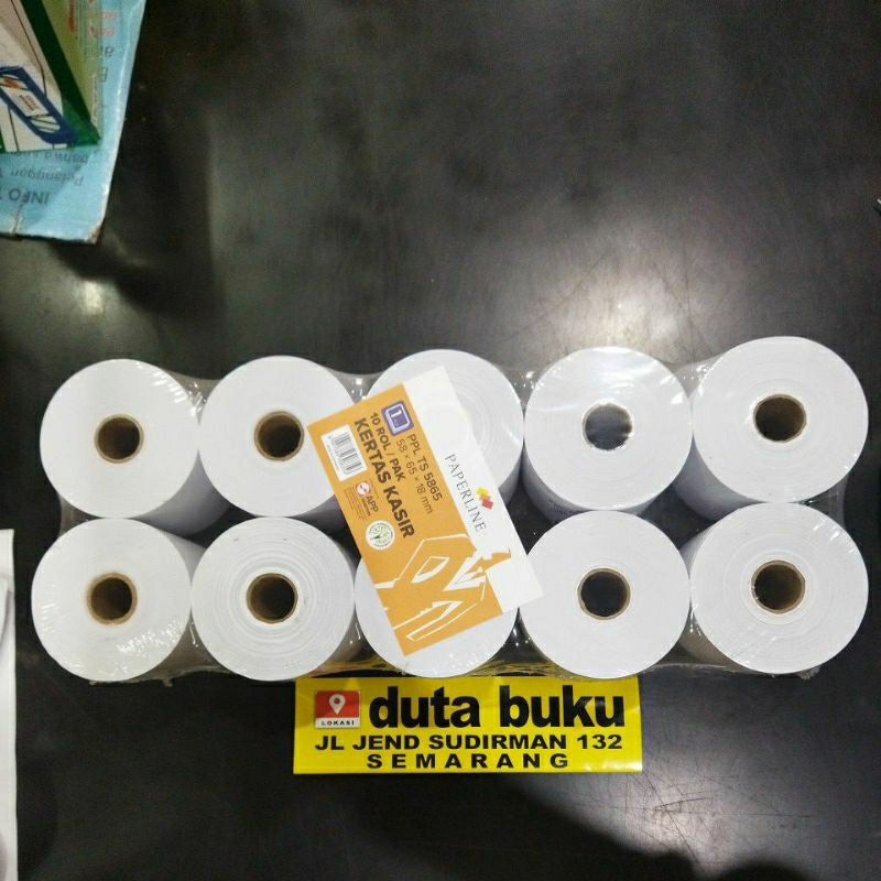 

Kertas Bon Nota Struk Kasir 58 x 65 x 18mm Paperline