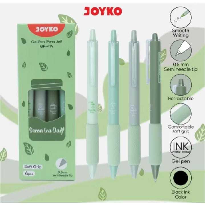 

Gel Pen Pulpen Pena Joyko GP-414 Green tea Day MATCHA LATTE 0.5 mm
