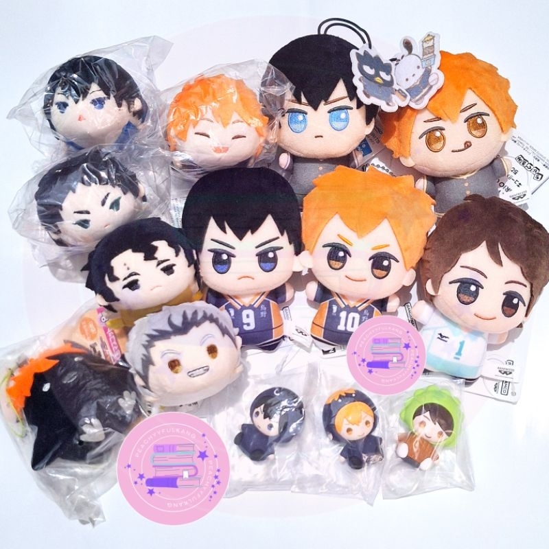 [NEW RARE] Haikyuu ☆ Chibigurumi, Fuwakororin M, Mochi Mascot, Mochi Mascot WA, Finger Puppet Ring, 