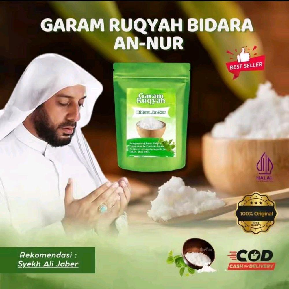

ORIGINAL garam ruqyah bidara an nur syekh ali al jaber kemasan 100 g membuka aura rezeki