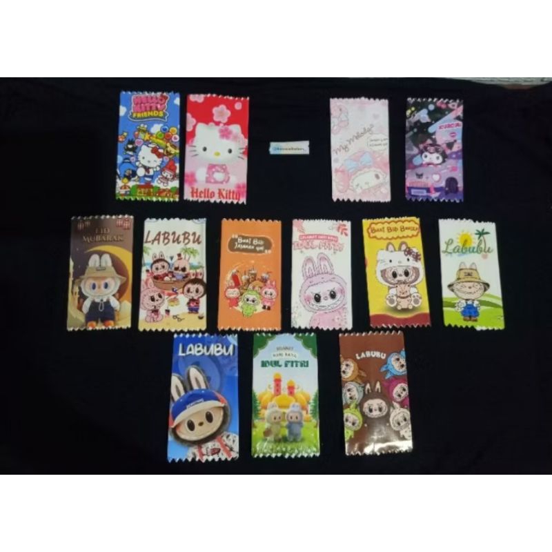

amplop THR permen labubu kuromi terbaru isi 10