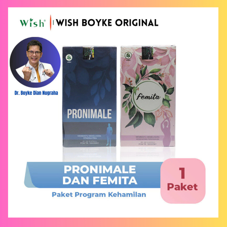Wish Paket Promil - Femita dan Pronimale - Perbotol 30 Kps Asli Dr Boyke