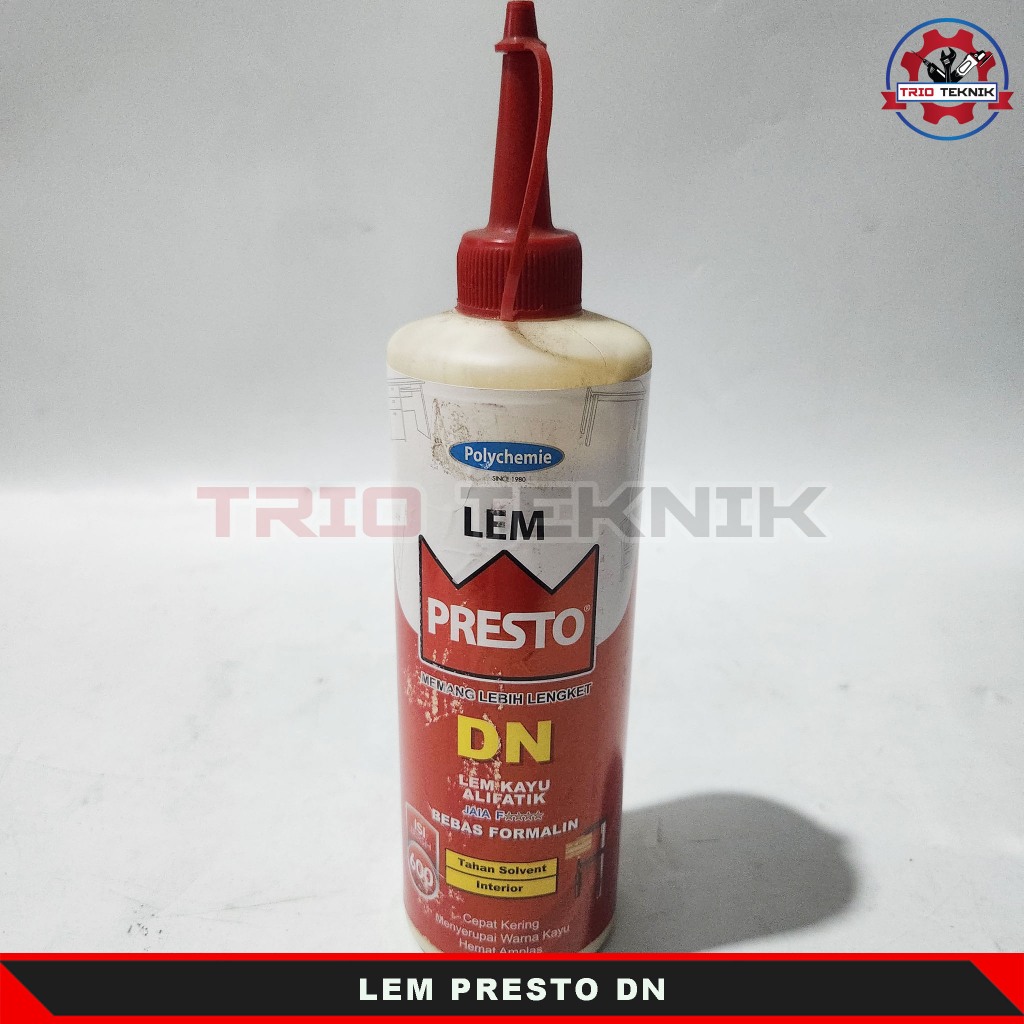 Lem Kayu Putih Presto DN 600ml Lem Furniture