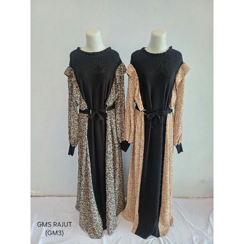 Gamis rajut wanita /GAMIS RAJUT (GM3)