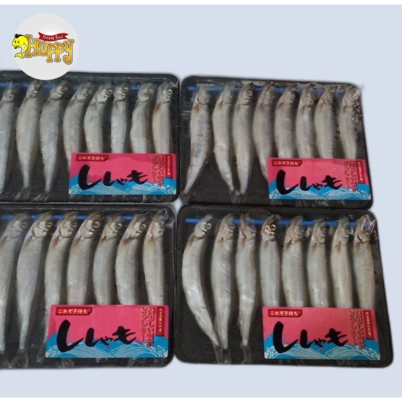 

Ikan Shisamo Capelin Beku Frozen 150 gr (8 ekor)