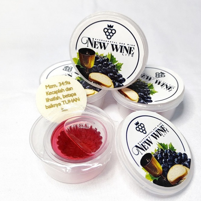 

Paket Minuman Perjamuan Kudus Cup Lite + Hosti Ayat Isi 100