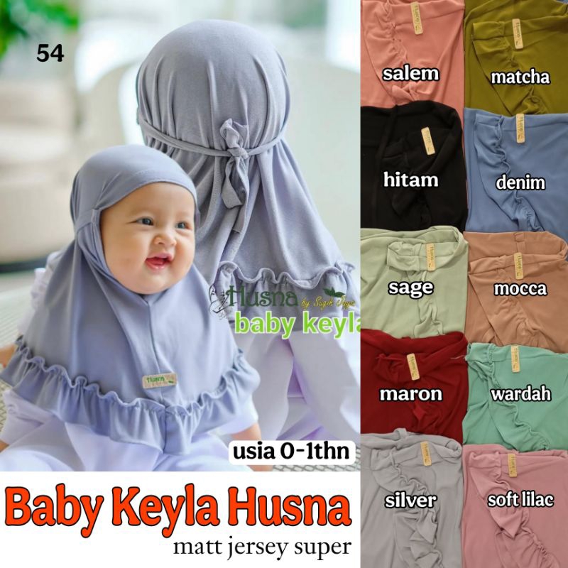jilbab anak bayi/ Bergo Keyla kids by Husna