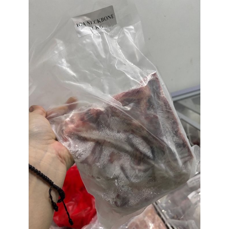 

igs neckbone 500gram/iga sapi (neckbone) kemasan 50gram