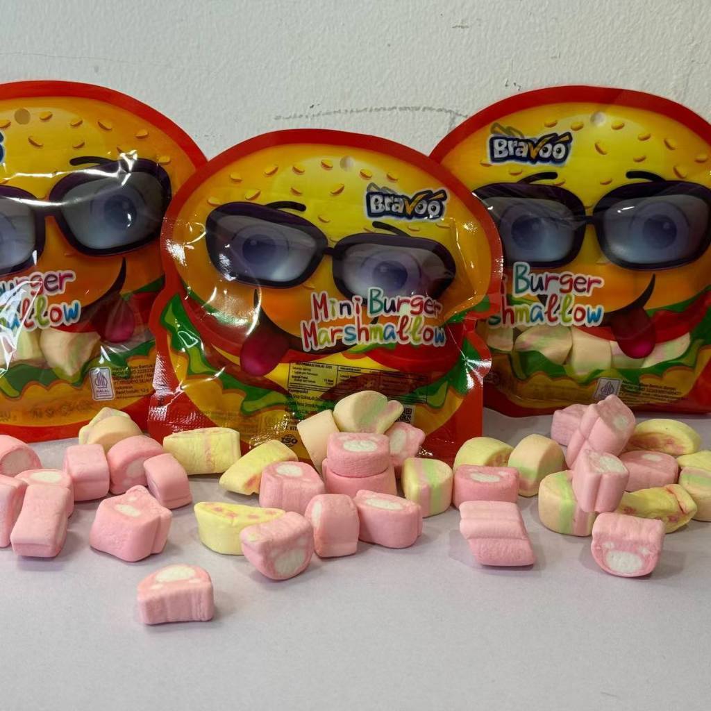 

HALALPermen Marshmallow Isi 30 PcsSnack mains candy teddy bear pisang karakter silkys