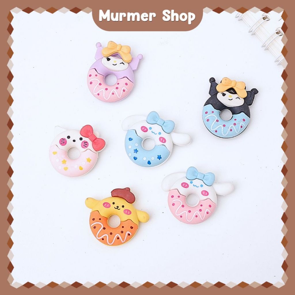 

Penghapus Sanrio Donat ER-1217 Eraser 3D Hapusan MIniatur Lucu Unik Setip Stip Pensil