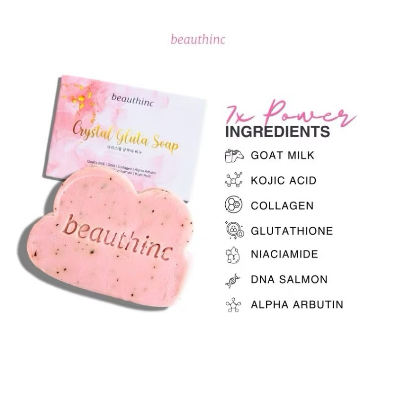 Beauthinc Cristal gluta soap 60gr