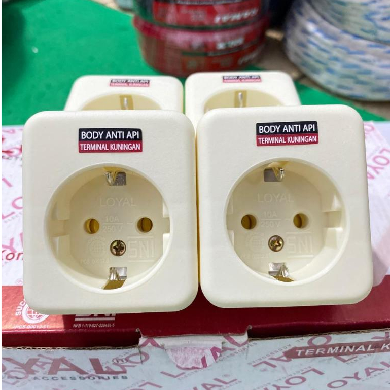 STOP KONTAK LOYAL ARDE + LAMPU LED 1L TANPA KABEL /LOYAL STOP KONTAK ARDE + LAMPU LED